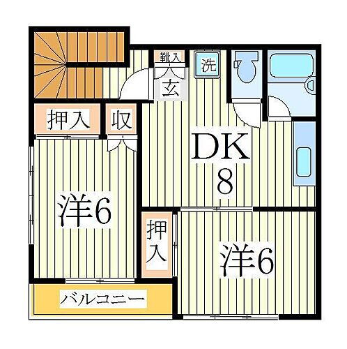 千葉県柏市東上町 柏駅 2DK アパート 賃貸物件詳細