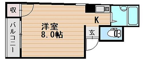 広島県広島市南区金屋町 広島駅 1K マンション 賃貸物件詳細