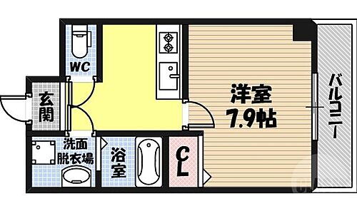 大阪府大阪市城東区野江1丁目 京橋駅 1K マンション 賃貸物件詳細
