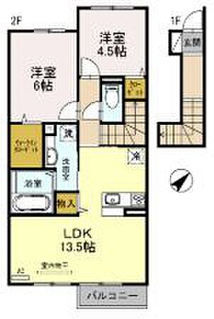 滋賀県大津市園山2丁目20-24 石山駅 2LDK アパート 賃貸物件詳細