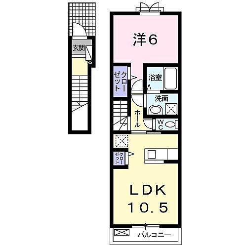 三重県桑名市大字小貝須 益生駅 1LDK アパート 賃貸物件詳細