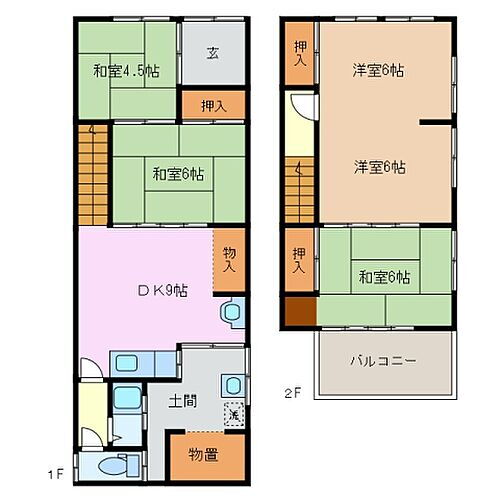 三重県四日市市浜一色町 川原町駅 5DK 一戸建て 賃貸物件詳細