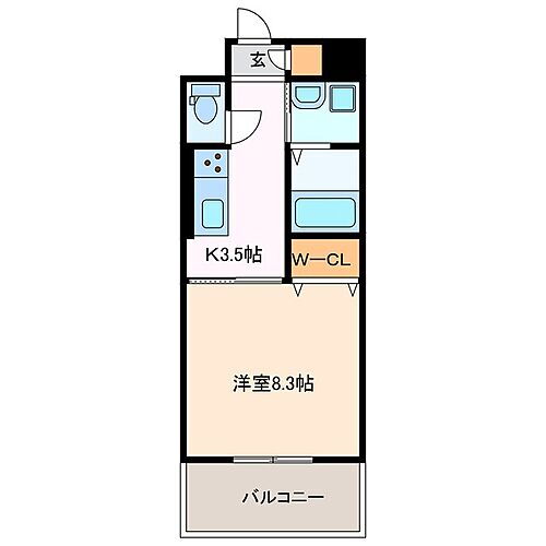 三重県鈴鹿市神戸3丁目 鈴鹿駅 1K マンション 賃貸物件詳細