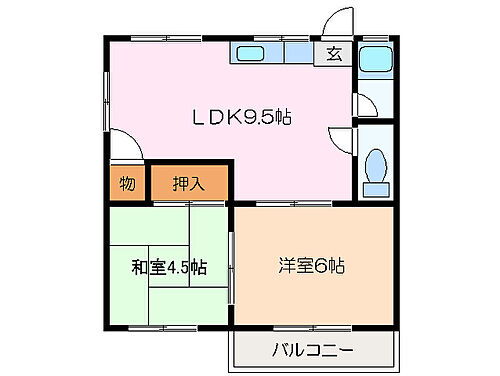 三重県松阪市久保町 徳和駅 2LDK アパート 賃貸物件詳細