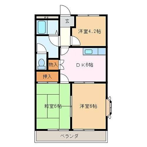 三重県津市藤方 高茶屋駅 3DK アパート 賃貸物件詳細