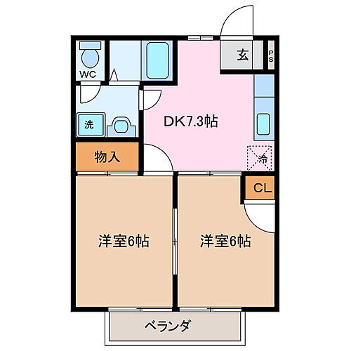 三重県伊勢市御薗町上條 伊勢市駅 2DK アパート 賃貸物件詳細