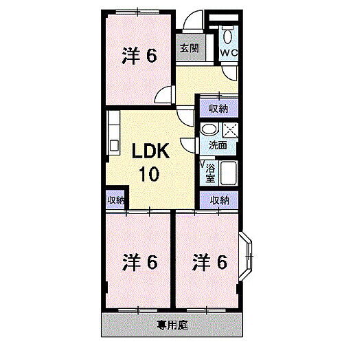 グリーンハイツ芝Ｉ 1階 3LDK 賃貸物件詳細