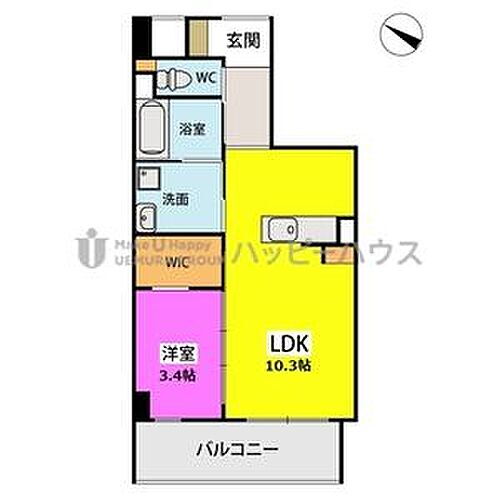 ノイエス　ラント 4階 1LDK 賃貸物件詳細