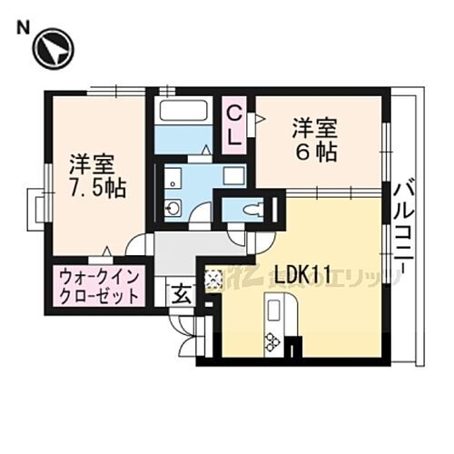 滋賀県大津市一里山1丁目 瀬田駅 2LDK アパート 賃貸物件詳細