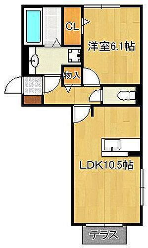 ソレールヴィラＩＩ　Ｂ棟 1階 1LDK 賃貸物件詳細