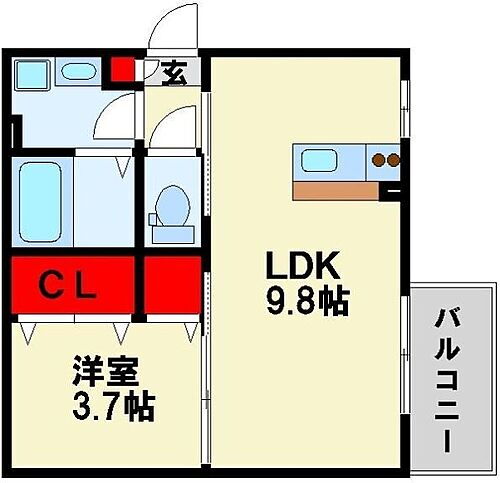 レスポワールＩＩ 2階 1LDK 賃貸物件詳細