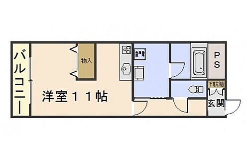 岡山県岡山市中区平井5丁目 東山岡電ミュージアム駅 ワンルーム マンション 賃貸物件詳細