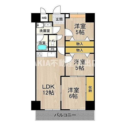 大阪府大阪市住之江区新北島2丁目2-29 住之江公園駅 3LDK マンション 賃貸物件詳細