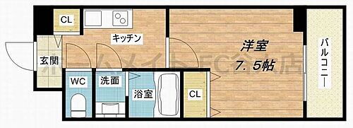 大阪府大阪市西区川口2丁目7-31 阿波座駅 1K マンション 賃貸物件詳細