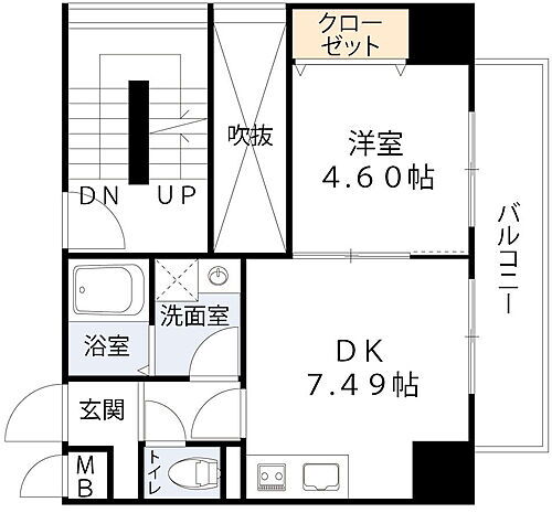 アートレジデンス上町 3階 1DK 賃貸物件詳細