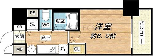 大阪府大阪市中央区常盤町2丁目 谷町四丁目駅 1K マンション 賃貸物件詳細