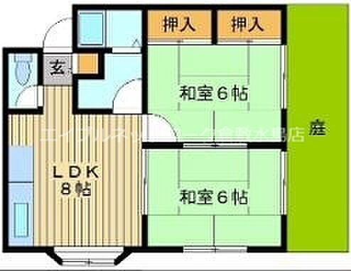 岡山県岡山市北区撫川431-14 庭瀬駅 2LDK アパート 賃貸物件詳細