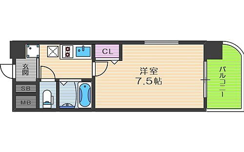 大阪府大阪市福島区吉野3丁目 野田駅 1K マンション 賃貸物件詳細