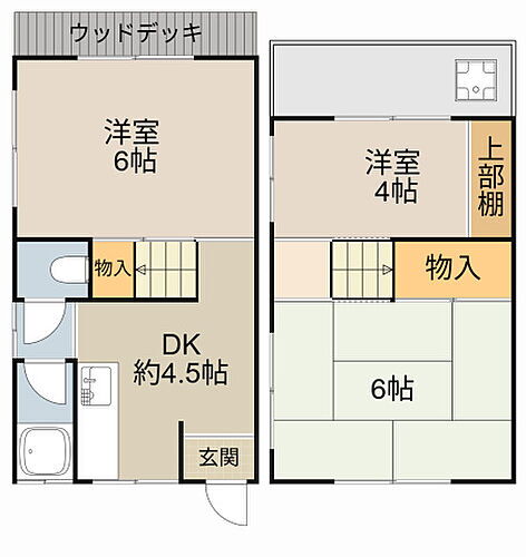 大阪府枚方市桜町 枚方公園駅 3DK 一戸建て 賃貸物件詳細