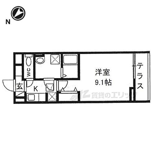 滋賀県近江八幡市土田町 近江八幡駅 1K アパート 賃貸物件詳細