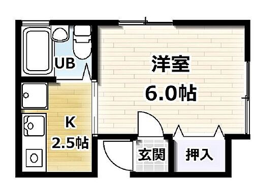 ワンルームマンションヒロ 3階 1K 賃貸物件詳細