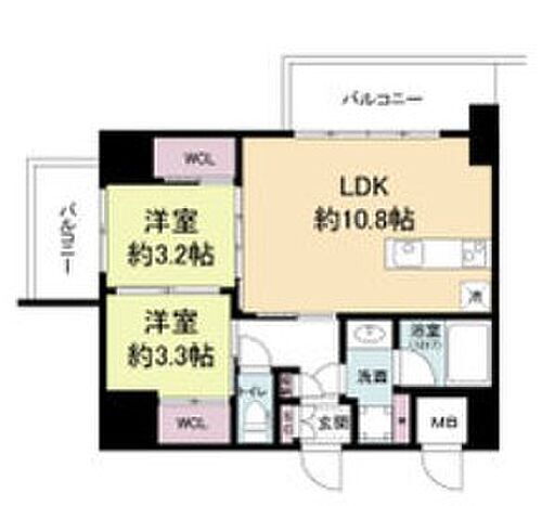 大阪府大阪市浪速区桜川1丁目 ＪＲ難波駅 2LDK マンション 賃貸物件詳細