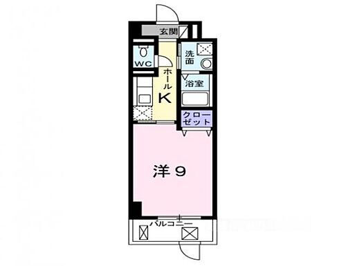 ノーサイド立葉 5階 1K 賃貸物件詳細