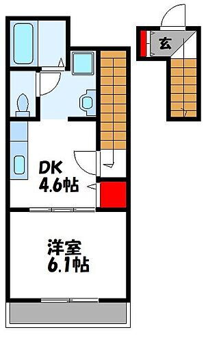 ハイツ雅 2階 1DK 賃貸物件詳細