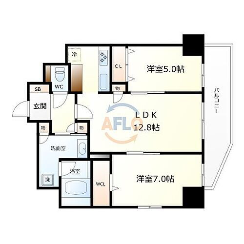 大阪府大阪市東成区東小橋1丁目 玉造駅 2LDK マンション 賃貸物件詳細