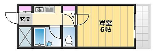 六月のココロ 2階 1K 賃貸物件詳細