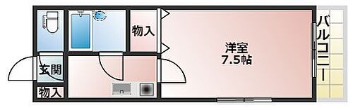 兵庫県明石市西新町1丁目6-17 西新町駅 1K アパート 賃貸物件詳細