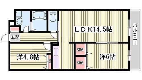 兵庫県神戸市西区王塚台3丁目 西明石駅 2LDK マンション 賃貸物件詳細