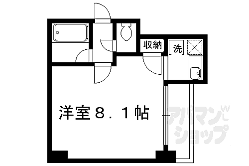 京都府京都市北区衣笠天神森町 円町駅 1K マンション 賃貸物件詳細