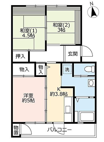 ＵＲ郡山駅前 1階 3K 賃貸物件詳細