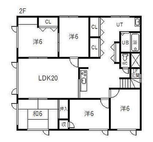 ＭＹＵ　ＨＯＵＳＥ豊岡環状Ａ 間取り
