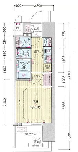 愛知県名古屋市中区大須1丁目 大須観音駅 1K マンション 賃貸物件詳細