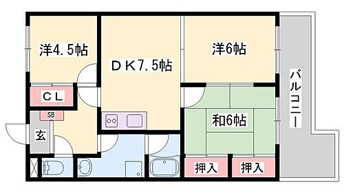 サンレイクパル 1階 3DK 賃貸物件詳細