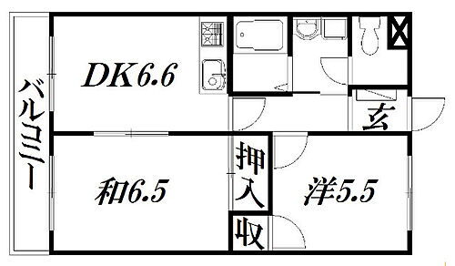 静岡県浜松市中央区西伊場町 2DK マンション 賃貸物件詳細