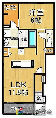 ウエスト・フィールドＶＩＩ 1階 1LDK 賃貸物件詳細