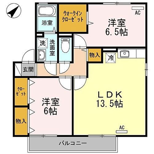 広島県福山市新涯町3丁目 東福山駅 2LDK アパート 賃貸物件詳細