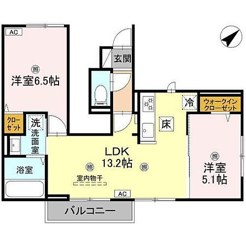 ＴＯＲＩＳＩＡ八代 1階 2LDK 賃貸物件詳細