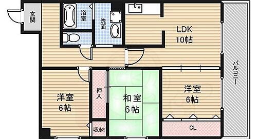 サンクレール２１ 3階 3LDK 賃貸物件詳細