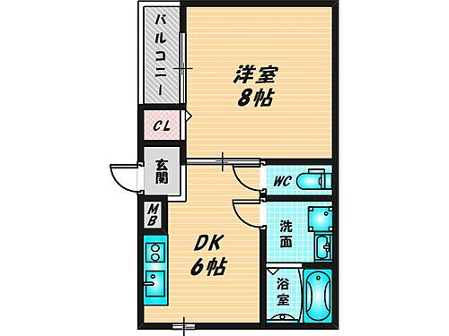 大阪府東大阪市足代南2丁目1-16 布施駅 1DK アパート 賃貸物件詳細