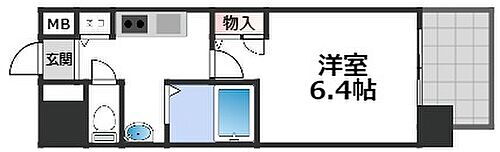 大阪府大阪市大正区三軒家東1丁目21-6 大正駅 1K マンション 賃貸物件詳細