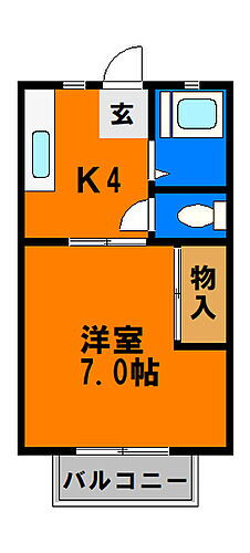 千葉県船橋市前原西3丁目24-11 津田沼駅 1K アパート 賃貸物件詳細