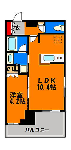 新日本ＥＸビル 8階 1LDK 賃貸物件詳細