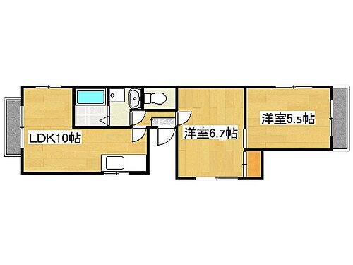 兵庫県神戸市灘区桜口町1丁目 六甲道駅 2LDK マンション 賃貸物件詳細