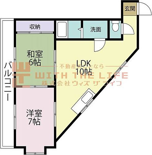 ＳＫサンコー諏訪野 4階 2LDK 賃貸物件詳細