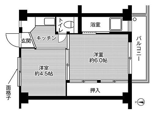 岐阜県美濃加茂市川合町4丁目7-17 古井駅 2K マンション 賃貸物件詳細