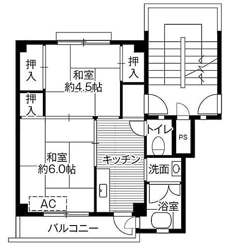 ビレッジハウス田布施１号棟 1階 2K 賃貸物件詳細